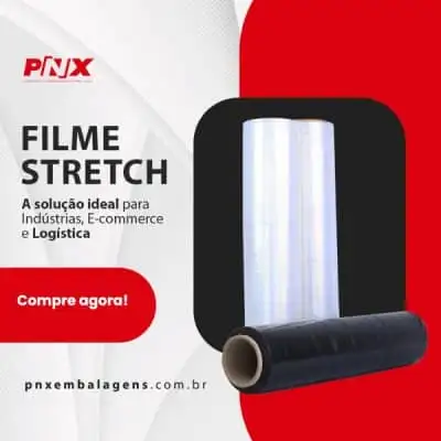 Fábrica de Filme Stretch Preto