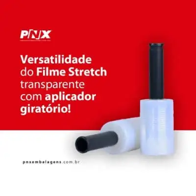 Filmes Stretch com Aplicador Giratório